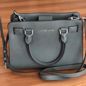 Small Gray Michael Kors Crossbody
